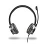 NGS MSX 11 Pro Auriculares Supraurales con Micrófono y Doble Jack, Negro